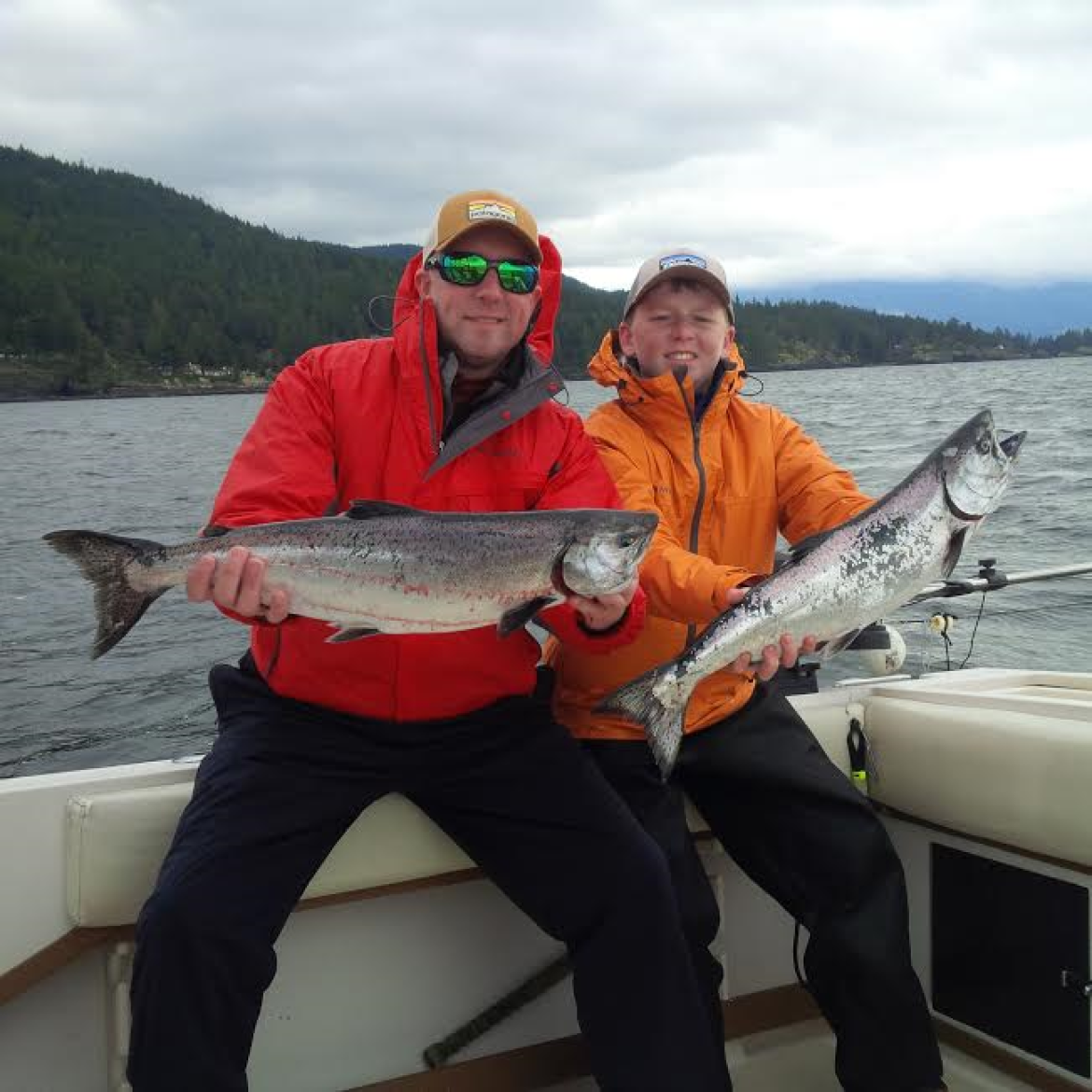 Fishing near Bowen Island